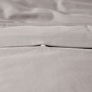 Accessorize Stone 400TC Stone Bamboo Cotton Double Stitched Quilt Cover Set Double