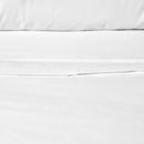 Accessorize White 400TC White Bamboo Cotton Double Stitched Quilt Cover Set