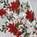 Ashdene Poinsettia 100% Cotton Tablecloth 150 x 230 cm