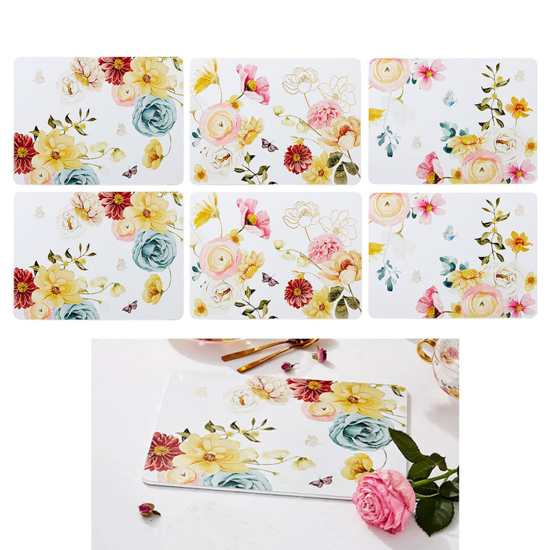 Ashdene Set of 6 Springtime Soiree Table Placemats 29x21x0.4 cm