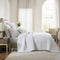 Private Collection Aerin Ivory 100% Cotton Coverlet Queen/King