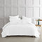 Platinum Collection Ascot White Textured Waffle Weave Coverlet Queen/King