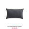 Platinum Collection Kayo Charcoal 100% Cotton Oblong Filled Cushion 30 x 50cm