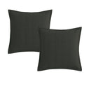 Platinum Collection Pair of Ascot Granite European Pillowcases 65 x 65 + 16cm