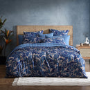 Logan & Mason Elio Blue 250TC 100% Cotton Sateen Quilt Cover Set King