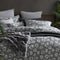 Platinum Collection Leo Dove Cotton Jacquard Quilt Cover Set Queen