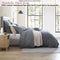 Private Collection Marbella Dark Grey 100% Cotton Matelasse Quilt Cover Set King