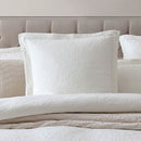 Private Collection Marbella Ivory 100% Cotton Matelasse Quilt Cover Set Queen