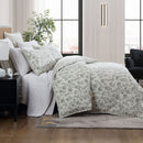 Private Collection Martha's Orchard Sage 250Tc Cotton Percale Printed & Quilted Quilt Cover Set King