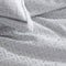 Davinci Orion Silver Woven Jacquard Quilt Cover Set King