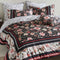 Logan and Mason 250TC Shanghai Nights Black Cotton Sateen Quilt Cover Set King