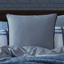 Logan & Mason Yarmouth Blue 250TC 100% Cotton Sateen Quilt Cover Set Double