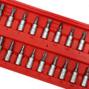 46Pcs Screwdriver Wrench Socket Set Ratchet Screwdriver Bit Torx Car Repair Tool