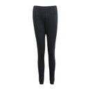 Womens Merino Wool Top Pants Thermal Leggings Long Johns Underwear Pajamas, Women's Leggings - Black, 14-16