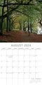 Woodland Scenes - 2024 Square Wall Calendar 16 Months Planner Xmas New Year Gift