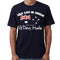 100% Cotton Australian Day Flag T-Shirt Aussie G'Day Mate Navy Souvenir Tee Top, Navy, XL