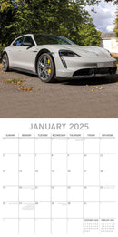 Porsche - 2025 Square Wall Calendar 16 Months Christmas New Year Planner Gift