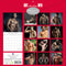 Hot Shirtless Men 2025 Square Wall Calendar 16 Months Xmas New Year Planner Gift