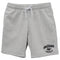 Men's Fleece Shorts Casual Sports Sweat Pants w Elastic Waist Drawstring Pockets, Light Grey, L