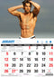 Hunks - 2025 Rectangle Wall Calendar 16 Months Planner Handsome Men Photos Gift