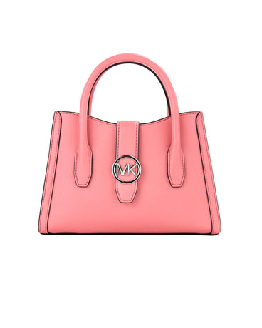 Michael Kors Women's Gabby Small Tea Rose Faux Leather Top Zip Satchel Crossbody Bag - One Size