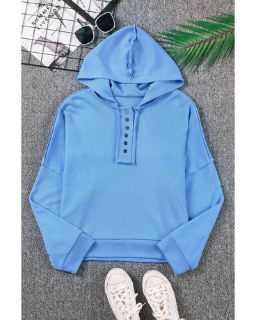 Azura Exchange Button Trim Hoodie