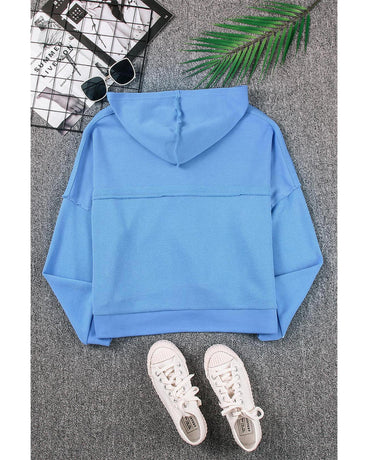 Azura Exchange Button Trim Hoodie