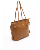 Zip Closure Bag with Internal Compartments and Golden Details One Size Women