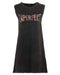 Women's Black Cotton Dress - XS