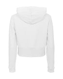 White Hoodie with Rhinestone Logo XS Women