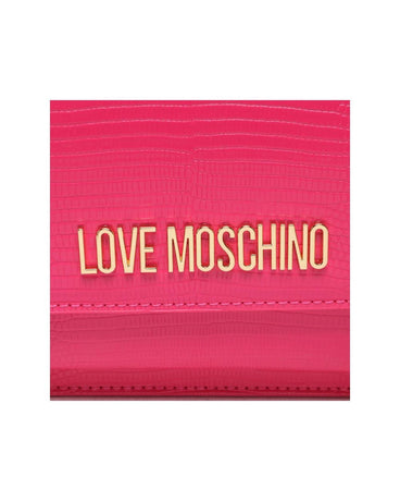 Love Moschino Women's Fuchsia Artificial Leather Crossbody Bag - One Size