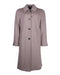 Woven Virgin Wool Coat with Four-Button Design 44 IT Women