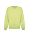 Yellow V-Neck Cashmere Sweatshirt L Men