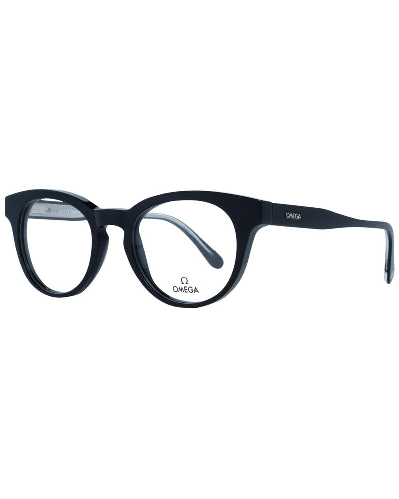 Omega Men's Black  Optical Frames - One Size