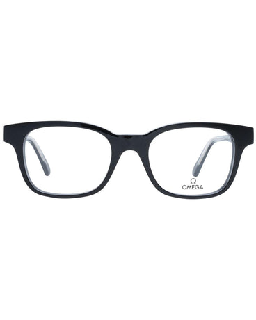 Omega Men's Black  Optical Frames - One Size