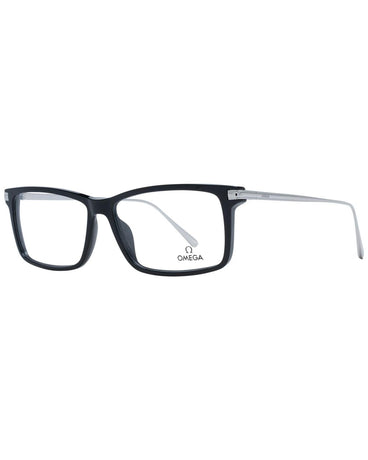 Omega Men's Black  Optical Frames - One Size