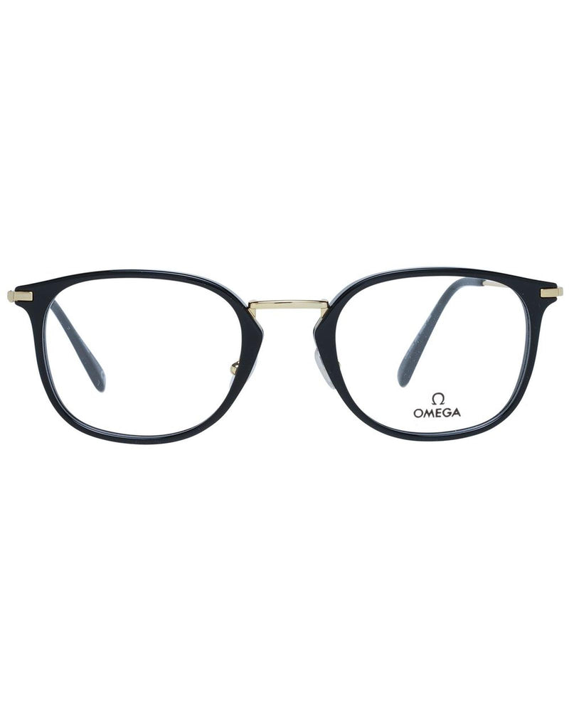 Omega Men's Black  Optical Frames - One Size