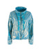 Yes Zee Women's Light Blue Nylon Jackets & Coat - M