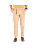 Yes Zee Men's Beige Cotton Jeans & Pant - W33 US