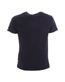 Yes Zee Men's Blue Cotton T-Shirt - S