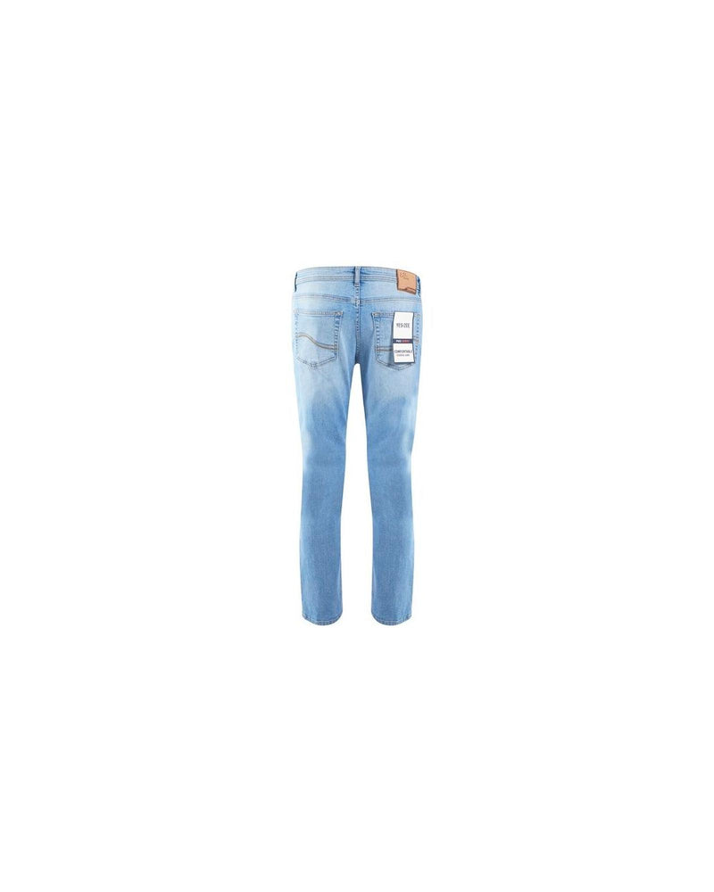 Yes Zee Men's Light Blue Cotton Jeans & Pant - W32 US