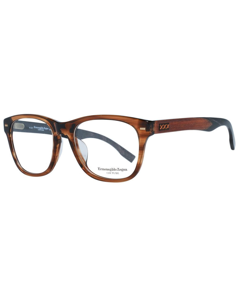 Zegna Couture Men's Brown  Optical Frames - One Size