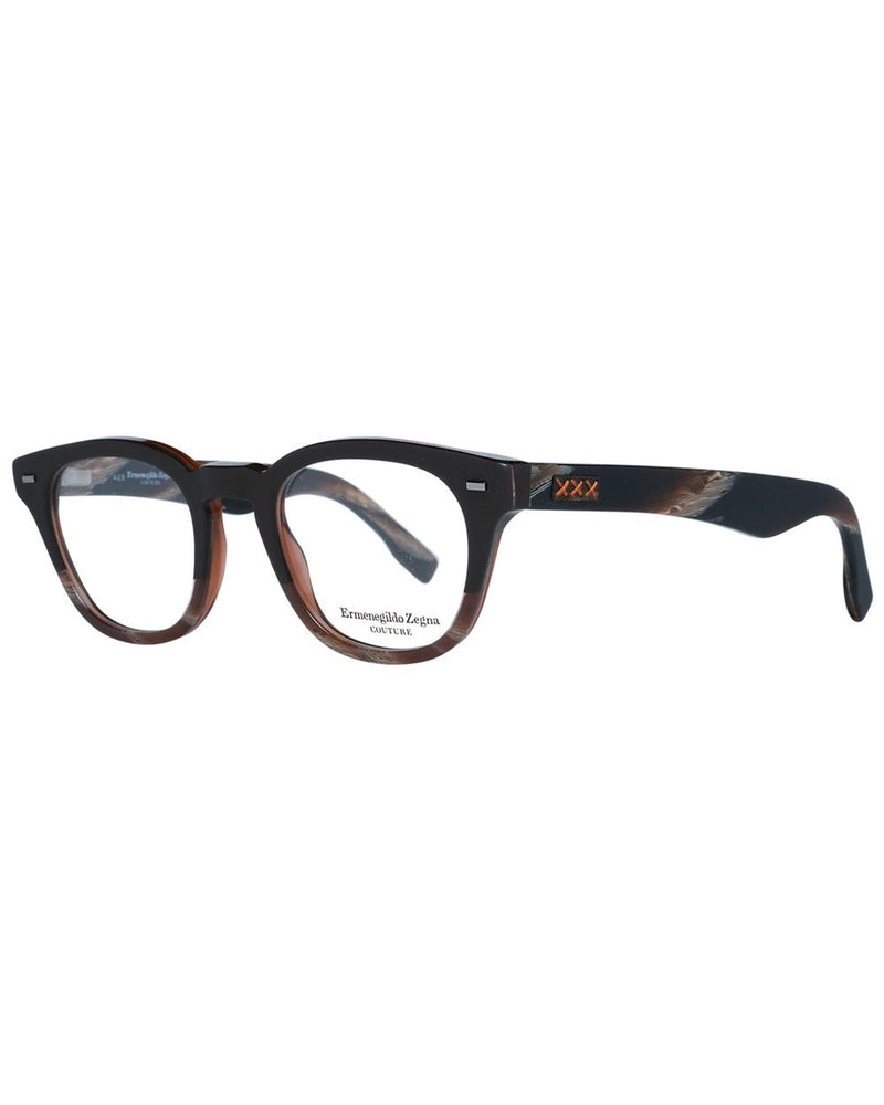 Zegna Couture Men's Brown  Optical Frames - One Size