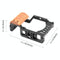 Wood Handle Metal Camera Cage For Sony Alpha 7C Stabilizer Rig