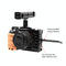 Wood Handle Metal Camera Cage For Sony Alpha 7C Stabilizer Rig