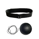 Indoor Boxing Reflex Training Ball With Headband - Black Pu Speed Ball - Pu Ball Black