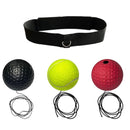 Indoor Boxing Reflex Training Ball With Headband - Black Pu Speed Ball - Pu Ball Black