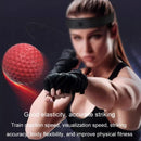 Indoor Boxing Reflex Training Ball With Headband - Black Pu Speed Ball - Pu Ball Black