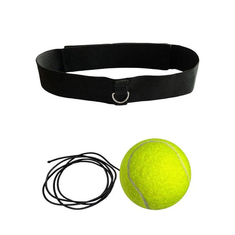 Indoor Boxing Reflex Training Ball With Headband - Black Pu Speed Ball - Pu Ball Black