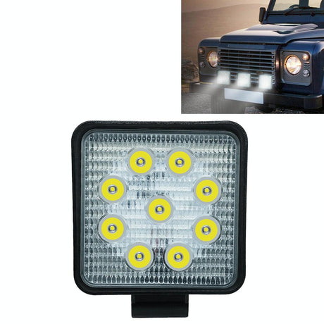 6.7W White Light Square - Shaped Waterproof Car Boat Marine Work Lights Spotlight Led Bulbs Dc 9 - 30V